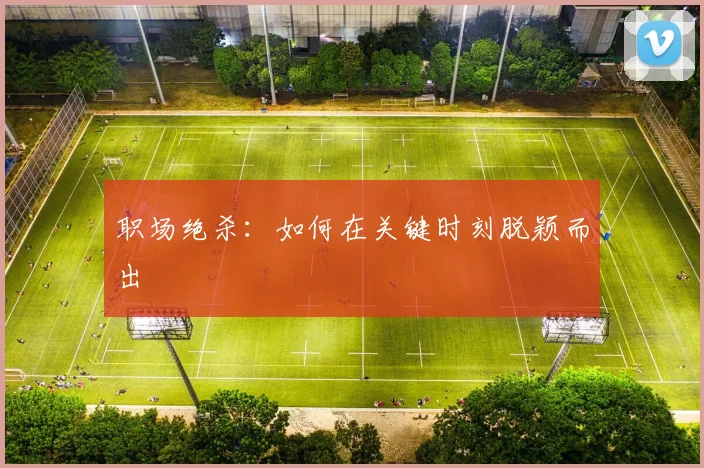 职场绝杀:如何在关键时刻脱颖而出